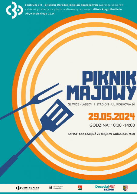 Piknik majowy dla seniorów z dzielnicy Łabędy / GBO