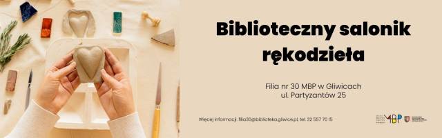 Biblioteczny salonik rękodzieła