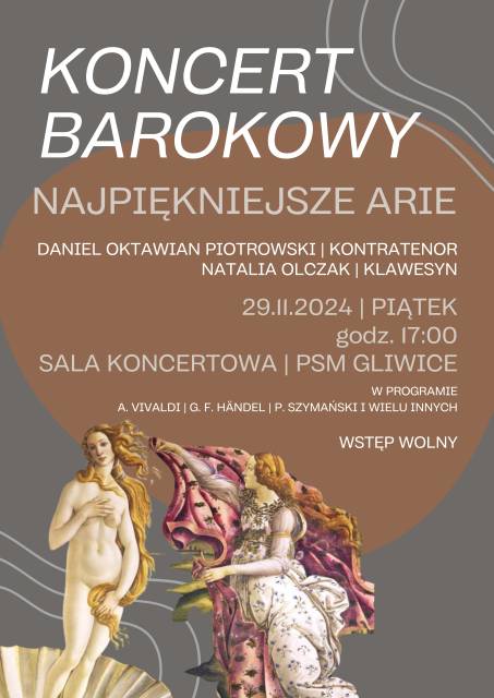 Koncert barokowy - najpiękniejsze arie